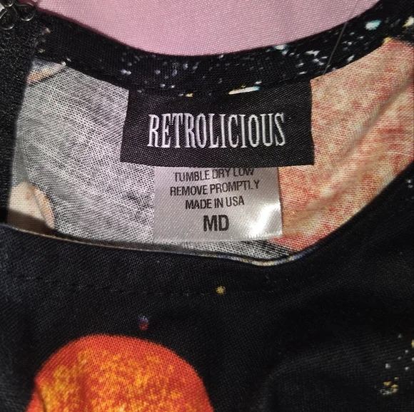 Retrolicious Galaxy Print Womens Dress 🪐 - Picture 4 of 6